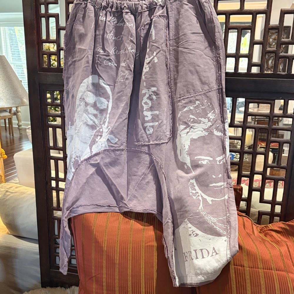 Magnolia Pearl Lavender Linen Frida Garçon Pants